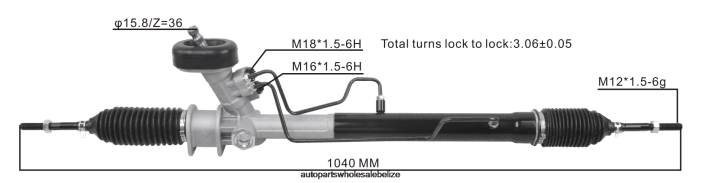 XJ0H2683 CHEVROLET Power Steering Rack 96425091 96535298 96535300 96806653 95918422 96468863 96425092 96425093 96535296 - Car Spare Part Wholesaler