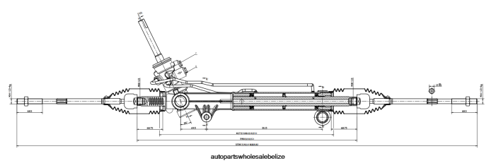 XJ0H2699 CHEVROLET Power Steering Rack 93732516 - Car Parts Wholesale Suppliers