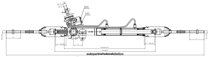 XJ0H2786 DODGE/CHRYSLER Power Steering Rack 516127AB - Car Parts Online