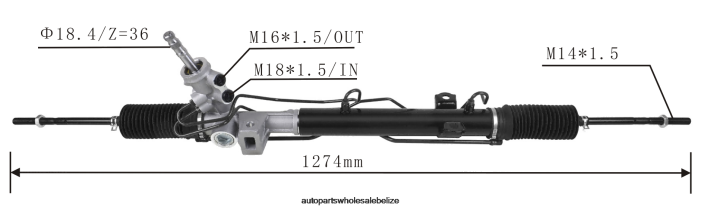 XJ0H2787 DODGE/CHRYSLER Power Steering Rack 4743142AH 4743142AD 4766321AD 4797706 5114163AA 5114164AA 68002222AC 4766250AF 5114163AA 157162 4743935AC - Car Parts Belize City