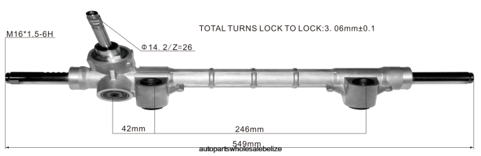 XJ0H2799 FIAT Power Steering Rack 52044921 52044919 520449190 - Car Parts Wholesale Suppliers