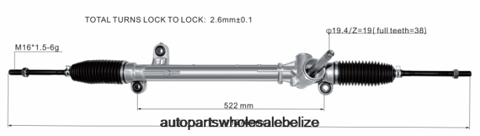 XJ0H2664 FORD Power Steering Rack JX6C-3A500-AD - Motorcycle Spare Parts Wholesale