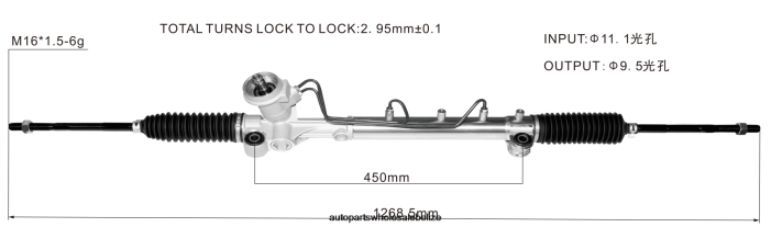 XJ0H2672 FORD Power Steering Rack 3L8Z-3504-DARM YL8Z-3504-KBRM - Automobile Spare Parts Wholesaler