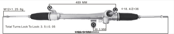 XJ0H2539 HONDA Power Steering Rack 53601-TG2-T01 - Car Parts Wholesale Suppliers