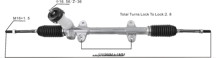 XJ0H2722 HYUNDAI/KIA Power Steering Rack 56500-1X500 - Automobile Spare Parts Wholesaler