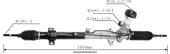 XJ0H2733 HYUNDAI/KIA Power Steering Rack 57700-1Z000 57700-1M500 - Car Spare Part Wholesaler