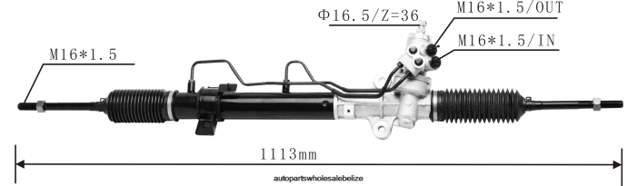 XJ0H2748 HYUNDAI/KIA Power Steering Rack 57700-2E000 57700-1F000 577001F800 577000Z800 577002E800 7134906000 - Car Parts Belmopan