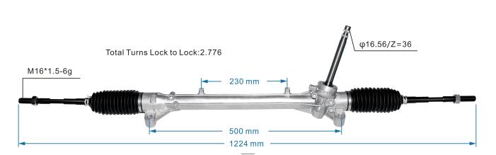 XJ0H2762 HYUNDAI/KIA Power Steering Rack 56500-J4000 - Automobile Spare Parts Wholesaler