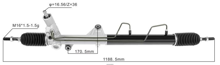 XJ0H2765 HYUNDAI/KIA Power Steering Rack 577002J200 577002J201 577002J001 - Car Parts Belize