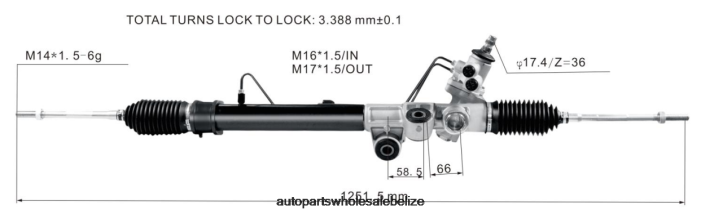 XJ0H2603 ISUZU Power Steering Rack 8-97943518-0 8-97944520-0 - Car Spare Part Wholesaler