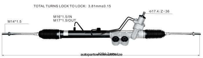 XJ0H2608 ISUZU Power Steering Rack 8-97946131-0 - Car Parts Belmopan