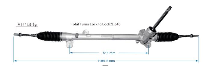 XJ0H2632 MAZDA Power Steering Rack KB7W-32-110A - Automobile Spare Parts Wholesaler