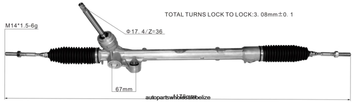 XJ0H2635 MAZDA Power Steering Rack TK48-32-110A TK48-32-110B TK48-32-110C - Car Parts Belize