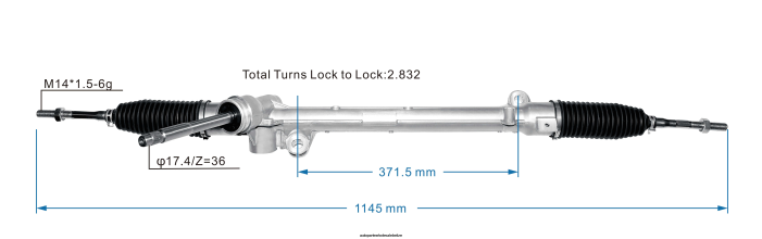 XJ0H2640 MAZDA Power Steering Rack BELG-32-110A BCKA-32-110A/B - Auto Spare Parts Wholesale
