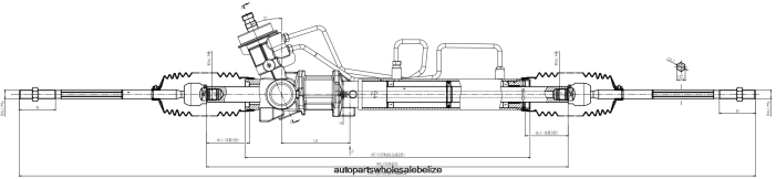 XJ0H2644 MAZDA Power Steering Rack GA2A-32-110N - Motorcycle Spare Parts Wholesale
