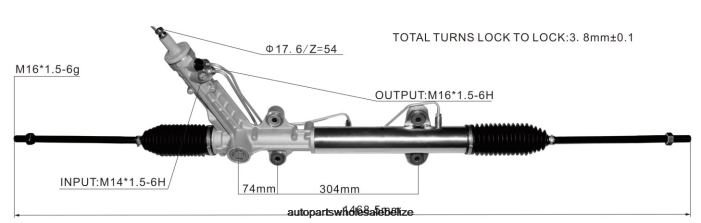 XJ0H2431 MERCEDES-BENZ/BMW Power Steering Rack 9044600300 - Wholesale Automotive Spare Parts