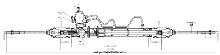 XJ0H2551 MITSUBISHI Power Steering Rack MB911897 - Wholesale Automotive Spare Parts