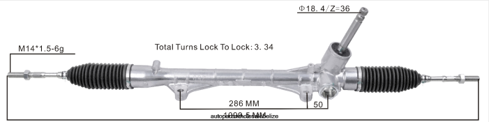 XJ0H2556 MITSUBISHI Power Steering Rack 4410A770 - Car Parts Online