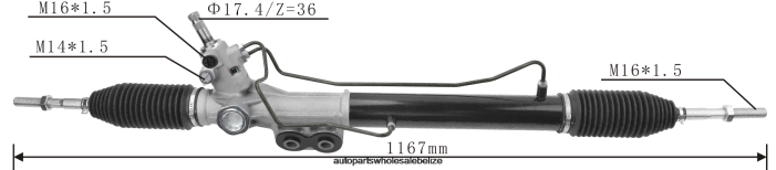 XJ0H2585 NISSAN Power Steering Rack 49200-3X03A - Car Parts Belize