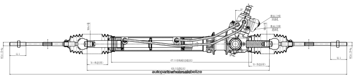XJ0H2586 NISSAN Power Steering Rack 49001-99L005 - Car Parts Online