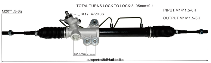 XJ0H2592 NISSAN Power Steering Rack 49200-3XA0A - Automobile Spare Parts Wholesaler