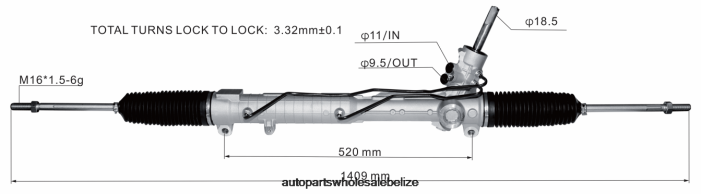 XJ0H2835 LAND ROVER Power Steering Rack LR005939 - Car Parts Belize