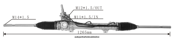 XJ0H2658 PEUGEOT Power Steering Rack 4000.GE 4000.KY 4000.KW 4000.JR 4000ZX 4000QS 4000ZJ 4000NK 4000GE 4000NN 4000QP 4000ZK 4001.VJ 4001.72 4000ZW 4000.E7 4000JR 4000KY - Car Parts Belmopan