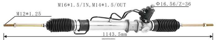 XJ0H2649 PROTON/PERODUA Power Steering Rack MB489405 - Car Parts Wholesale Suppliers