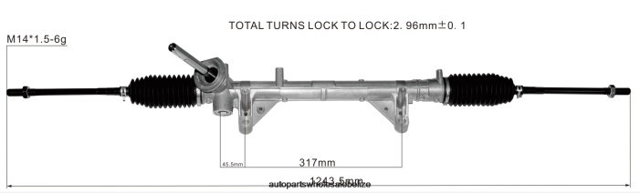 XJ0H2808 RENAULT Power Steering Rack 8200124407 8200565645 8200595934 8200124408 - Car Parts Belmopan