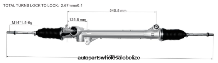 XJ0H2834 ROEWE Power Steering Rack 10671656 - Motorcycle Spare Parts Wholesale