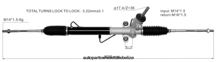 XJ0H2815 SUBARU Power Steering Rack 34110SC011 - Car Parts Belize