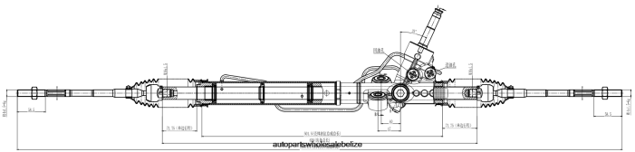 XJ0H2819 SUBARU Power Steering Rack 34110-AJ040 - Car Parts Wholesale Suppliers