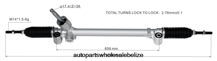 XJ0H2616 SUZUKI Power Steering Rack 48580-71L62 48580-71L63 - Car Parts Online