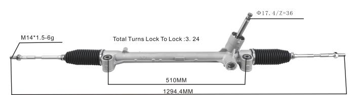 XJ0H2619 SUZUKI Power Steering Rack 48500-73R00-000 - Car Parts Wholesale Suppliers