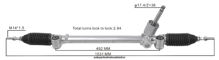 XJ0H2620 SUZUKI Power Steering Rack 48580-71L13 - Auto Spare Parts Wholesale