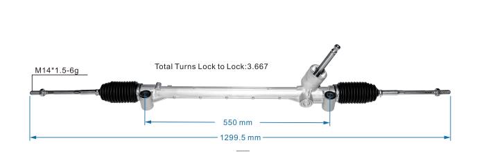 XJ0H2625 SUZUKI Power Steering Rack 48500-M66R00 - Car Parts Belize