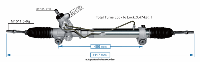 XJ0H2455 TOYOTA Power Steering Rack 44200-28580 44200-28581 44200-28420 44200-28410 - Car Parts Belize