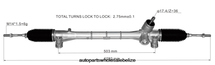 XJ0H2476 TOYOTA Power Steering Rack 45510-47060 - Car Parts Online