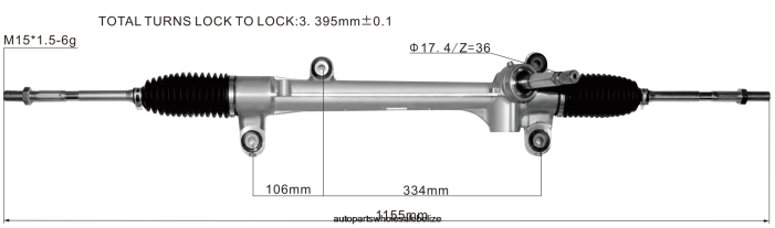 XJ0H2510 TOYOTA Power Steering Rack 45510-28122 - Auto Spare Parts Wholesale
