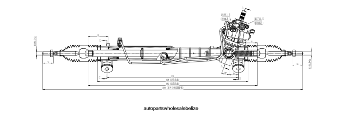 XJ0H2522 TOYOTA Power Steering Rack 44200-50180 - Automobile Spare Parts Wholesaler