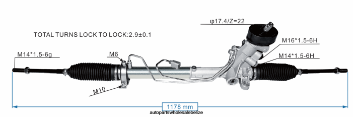 XJ0H2426 VOLKSWAGEN Power Steering Rack 6Q2423055P - Car Parts Online