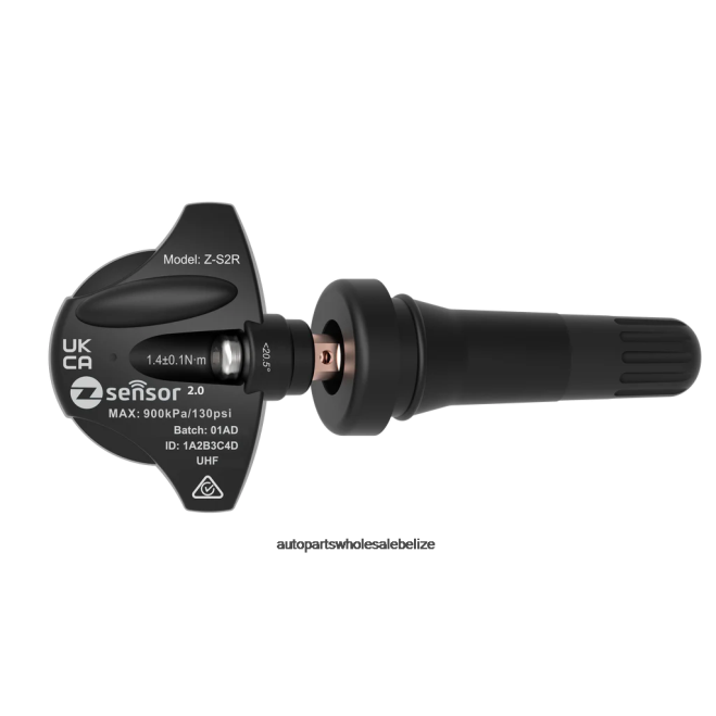 Alpine OE Replacement TPMS Sensor - OE P/N 407003VU0A Freq 433Mhz - Car Parts Belize City H66Z1525 Rubber Valve Stem